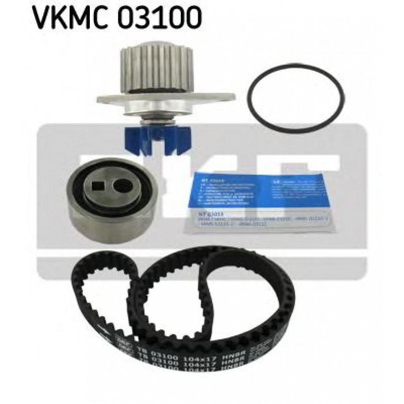 VKMC 03100 SKF - Насос охолоджуючої рідини + комплект зубчатого ремня